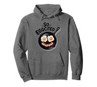 So Eggcited Funny Exciting Hilarous Pun Tee Sweat à Capuche