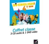 So English! - Anglais 4e Éd. 2017 - Coffret CD / DVD classe Evelyne Ledru-Germain (Auteur), Célia Dagois (Auteur), Florence De France de Tersant (Auteur), Elisabeth Jardon (Auteur), Sylviane Rougier (