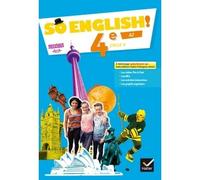 So English! – Anglais 4e – Éd. 2017 – Livre élève