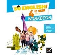 So English! - Anglais 4e Éd. 2017 - Workbook Evelyne Ledru-Germain (Auteur), Célia Dagois (Auteur), Florence De France de Tersant (Auteur), Elisabeth Jardon (Auteur), Sylviane Rougier (Auteur), Sandri