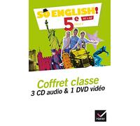 So English! - Anglais 5e Éd. 2017 - Coffret CD / DVD classe