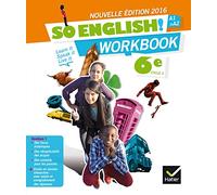 Evelyne Ledru-Germain – So English! Anglais 6e A1-A2 – Workbook – éd. 2016 – broché