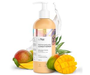 So!Flow Après-Shampoing doux et nourrissant - Lissant et anti-casse pour cheveux fragiles, Nourrit et apporte de la brillance, Idéal à porosité moyenne, Protéines et huiles la douceur