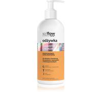 so!flow Frizzy and Dry Hair Protein-Emollient Conditioner après-shampooing lissant anti-frisottis 300 ml