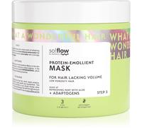 so!flow Low Porosity Hair Protein-Emollient Mask masque pour cheveux sans volume 400 ml