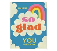 So Glad You Were Born Birthday Greeting Cards