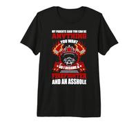 So I Became A Firefighter Funny Fireman Firefighters Lovers T-Shirt Haut de Gamme