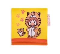 SO KAWAII - Trousse de Rangement Tiggy Officielle So Kawaii, Trousse Fille Idéale Pour Goûter, en Tissu, Intérieur Imperméable, Fermeture à Scratch et Étiquette Nom, Idée Cadeau Fille