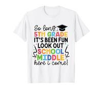 So Long Graduation de 5e année du collège Here I Come Kids T-Shirt