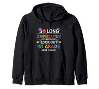 So Long Kindergarten 1st Grade Funny Back to School Sweat à Capuche