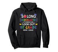 So Long Kindergarten 1st Grade Funny Back to School Sweat à Capuche