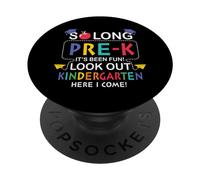 So Long Pre-K 1st Kindergarten Here I Come Back to School PopSockets PopGrip Adhésif