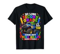 So Long Second Grade Look Out Third Grade Dino Monster Truck T-Shirt