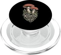 So Mushroom in My Heart Botanical Vintage Jeu de Mots PopSockets PopGrip pour MagSafe