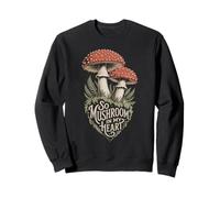 So Mushroom in My Heart Botanical Vintage Jeu de Mots Sweatshirt