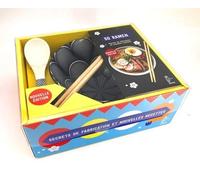 So Ramen - Ce Coffret Contient : Un Joli Bol À Ramen En Céramique, Une Cuillère À Soupe Assortie, Une Paire De Baguettes En Bambou Et Un Livre De Recettes