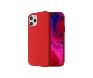 So Seven Paris Smoothie - Coque de protection pour téléphone portable - silicone - rouge - pour Apple iPhone 12, 12 Pro