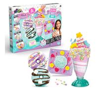So Slime Sensations Sugary Crush Deluxe Pack - Faites des friandises Amusantes à partir de différents composés - Milkshake, gaufres, Beignets 6+