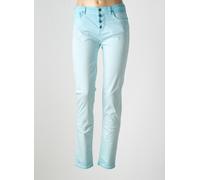 so soon jeans femme de couleur bleu