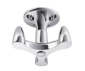 So-Tech® Évier encastrable avec Crochets en Acier Inoxydable véritable, Métal, 1 x Drehhaken Chrom