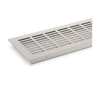 SO-TECH® Grille d'aération Tôle perforée 500 x 102 mm Grille ajourée Tôle d'âme