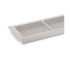 SO-TECH® Grille de Ventilation 500 x 86 mm Grille Perforée Couleur Argent EV1 Aération Porte Grille Cheminée