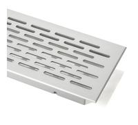 SO-TECH® Grille de Ventilation Perforée Tôle de Ventilation Ovale - Aluminium EV1-500 mm
