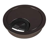 SO-TECH Passage de câbles en métal chrome foncé Dimension de perçage Ø 68 mm Bureau avec joint anti-poussière
