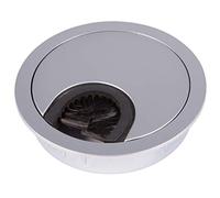 So-Tech Passage de câbles en métal chromé Mat Dimension de perçage Ø 68 mm Bureau avec Joint Anti-poussière