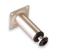 SO-TECH® Pied de meuble Aspect d'acier affiné Hauteur 100 mm Diamètre 30 mm