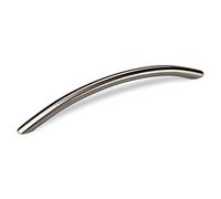 SO-TECH® Poignée Arquée BG01e VRAI ACIER INOX massif Ø 10 mm/Entraxe 128 mm/Poignée de Meubles Poignée de Tiroir