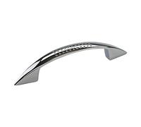 So-Tech® Poignée de Meuble de Haute qualité HE09 96 mm Surfaces Chrome astiquer bâton de Meuble - métal Massif