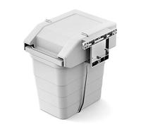 So-Tech® Poubelle de Bain Corbeille Seau à Ordures Basculant 8 litres Blanc Collecteur de Déchets Intégré
