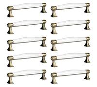 SO-TECH® SET de 10 x Poignée Retro MARIE Poignée de Cuisine Finition en Laiton Vieilli Entraxe 128 mm