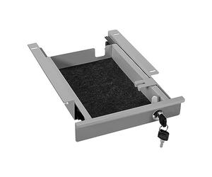 SO-TECH® Tiroir pour Bureau Fermant à Clé - 220 x 265 x 45 mm - Gris - Pour Bijoux et Caisson