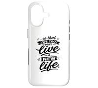 So That We Too May Live A New Fidhful Life Verse Coque pour iPhone 17