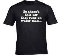 So There's This Car That Runs on Water Man… Unisex Short Sleeve t-Shirt Black L