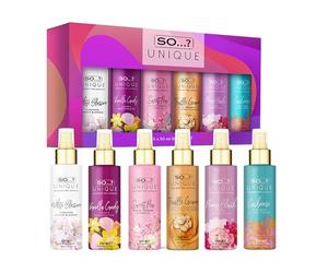 So…? Unique Grande Mini Mist Coffret Cadeau Brume Corporelle Parfumée Pour Femme (6x50ml)