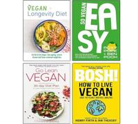 So Vegan Easy [Hardcover], The New Vegan, Vegan One Pound Meals, Vegan Cookbook For Beginners 4 Books Collection Set