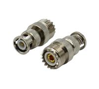 SO239 PL259 connecteur UHF vers BNC mâle femelle Q9 RF adaptateur Coaxial(UHF Female-BNC-J,1PCS)