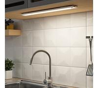 SOAIY Led Lampe Dimmable de Placard 40cm, Applique Murale sans Fil avec Détecteur de Mouvement Interieur, Réglette Led Rechargeable sous Meuble Cuisine à 3 Modes d'Eclairage