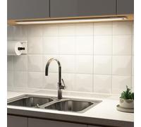 SOAIY Led Lampe Dimmable de Placard 80cm, Applique Murale sans Fil avec Détecteur de Mouvement Interieur, Réglette Led Rechargeable sous Meuble Cuisine à 3 Modes d'Eclairage