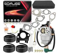 SOAJEE Carburateur compatible avec Vox VXG6500 Valex VX5500 VX5500AE Twister PT4400E Générateur d'allumage électronique 7HP OHV 4400W 5500W 6500W 13HP 389cc Carb