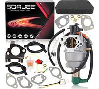 SOAJEE Kit carburateur compatible avec Champion Power Equipment 5500 6875 Watt 100340 337cc 389cc Moteur Huayi P-27-2H 8CPES.389E05 ST182FD-1133000-A 0G9915 188.131000.02 46.6.02 131000 0.20