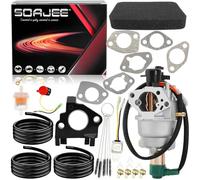 SOAJEE Kit carburateur compatible avec ETQ HUAYI General Power Products Lifan APP6000 GEN6500 ES8000E HY140 OHV13H PG7500 PG10000 TG5000 TG5750 TG52T42 0J58620157 16100-. 188-00 1 16100-190-01