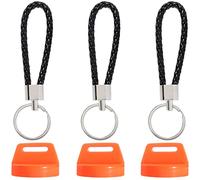 SOAJEE Lot de 3 coques de clé d'allumage orange compatibles avec Polaris 5431964 5433534 RZR 170 570 800 900 1000 Turbo XP Sportsman Ranger RZR Trail Blazer Big Boss Sport Xpedition Brutus Diesel 455