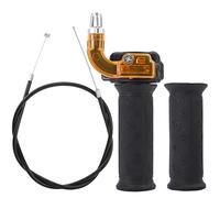 SOAJEE Poignée d'accélérateur pour 47 cc 49 cc 50 cc 90 cc 110 cc 125 cc - 140 cc moteur 2 temps 4 temps CRX50 moto ATV Scooter Go Kart Buggy cyclomoteur Chopper 4 roues Pit Dirt Racing Mini Super