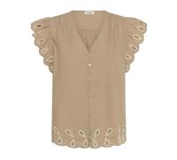 Soaked in Luxury - Blouse - Femme - Blouses et Chemises - Beige - Taille: 40 FR