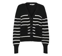 SOAKED IN LUXURY Cardigan noir / blanc, Taille L