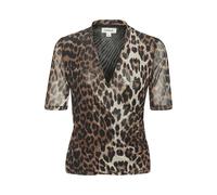 SOAKED IN LUXURY Chemisier 'Aldora' beige / marron / chocolat, Taille S